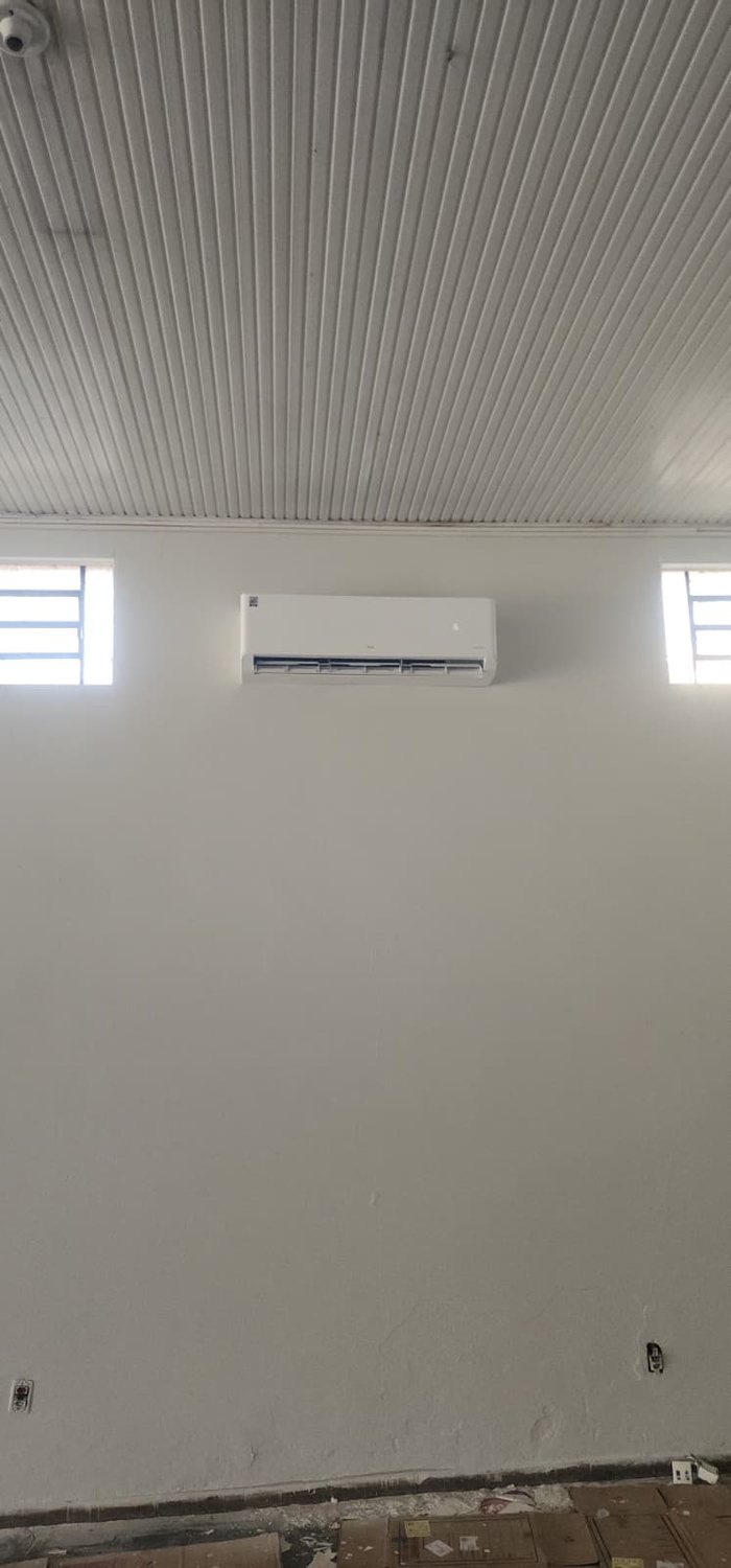 Instalação real de ar-condicionado